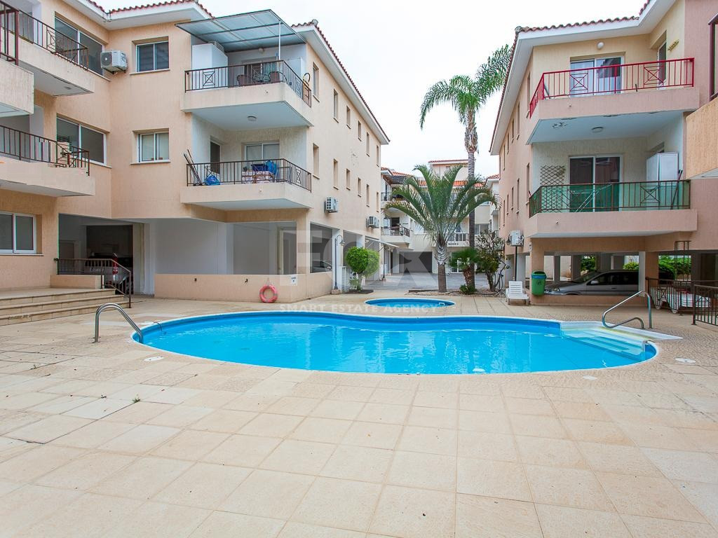 For sale, two-Bedroom Ground Floor Apartment with Yard in Chloraka, Paphos – Ideal Investment or Residence
