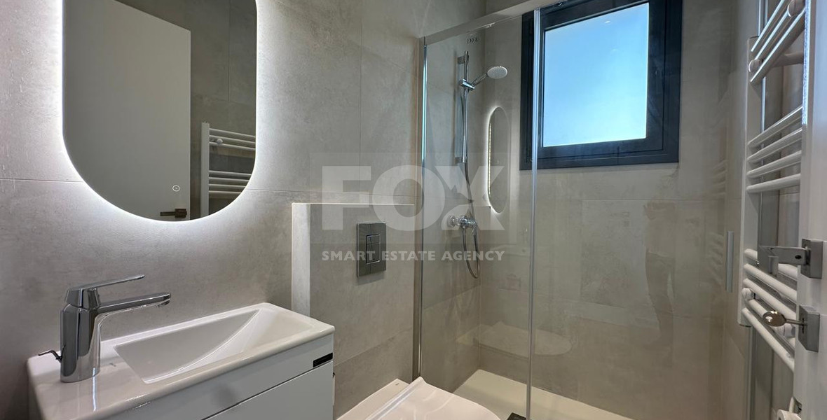 For Rent Brand-New Two-Bedroom Apartment with Panoramic Sea Views – Agios Athanasios