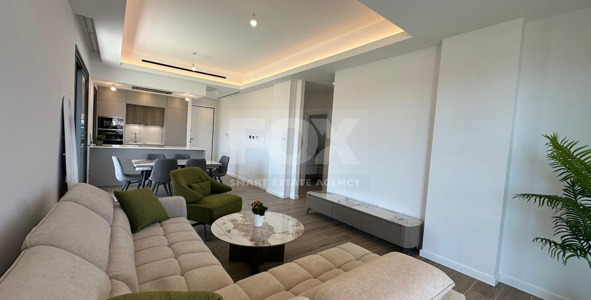 For Rent Brand-New Two-Bedroom Apartment with Panoramic Sea Views – Agios Athanasios