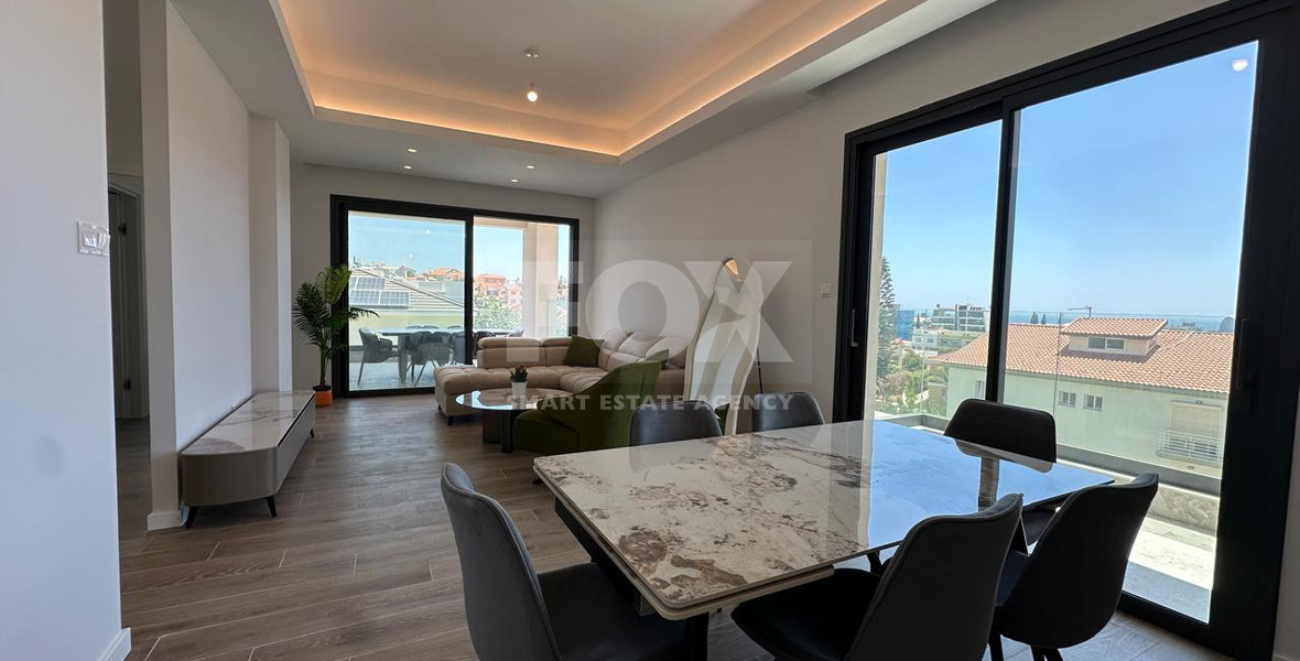 For Rent Brand-New Two-Bedroom Apartment with Panoramic Sea Views – Agios Athanasios