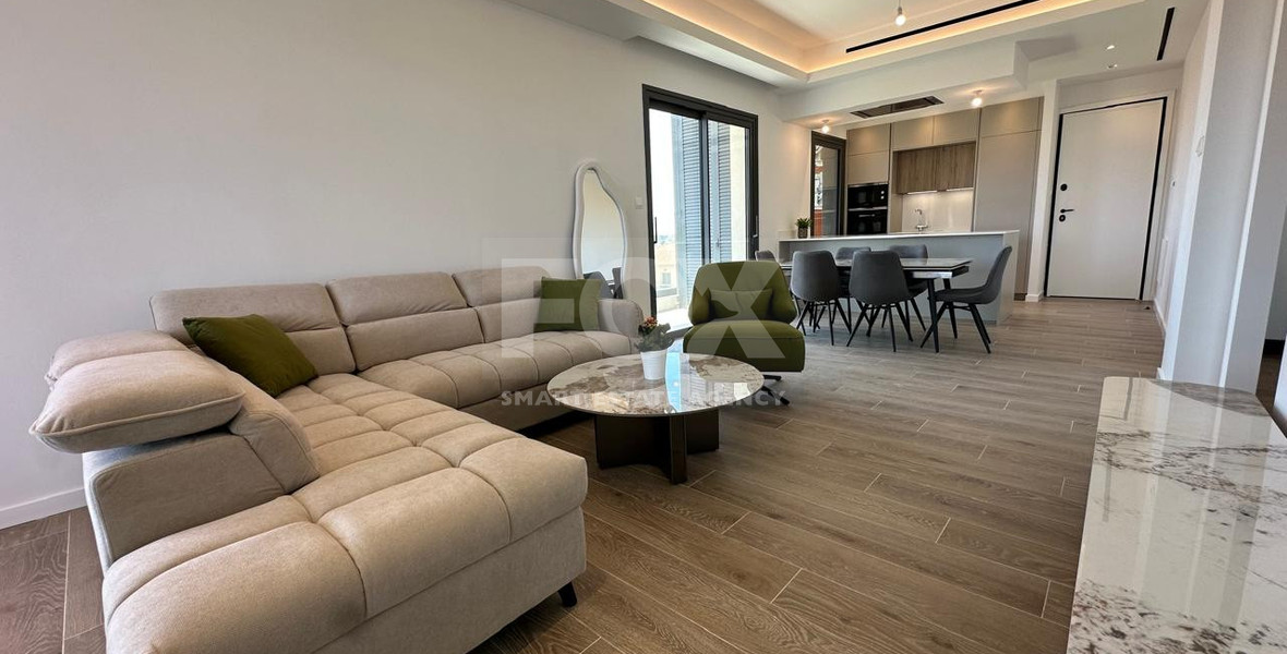 For Rent Brand-New Two-Bedroom Apartment with Panoramic Sea Views – Agios Athanasios