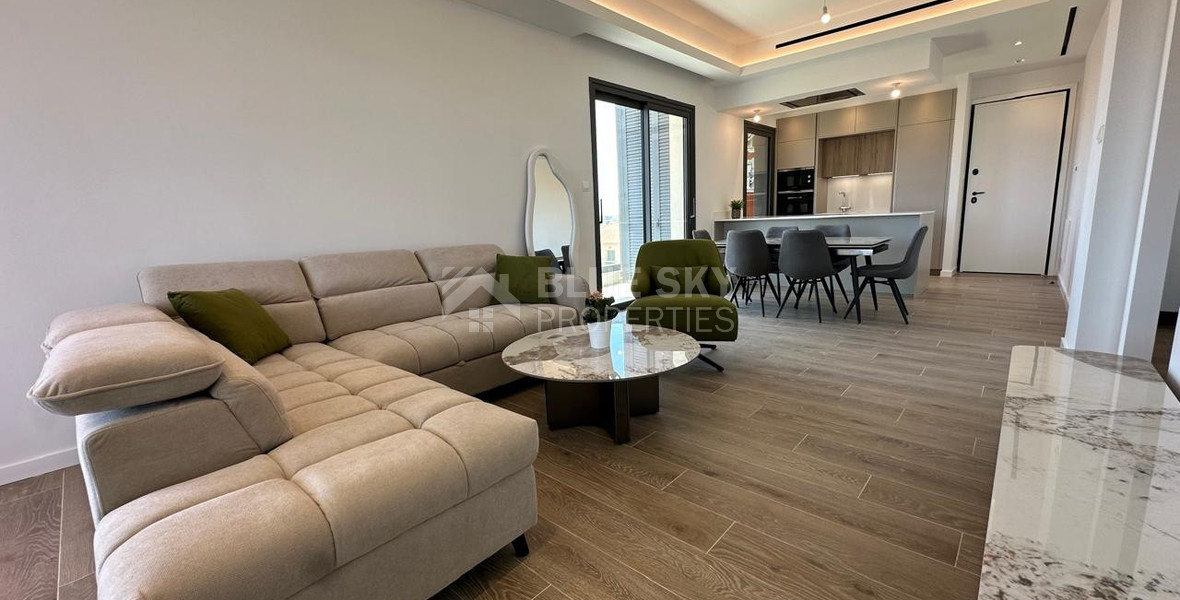 For Rent Brand-New Two-Bedroom Apartment with Panoramic Sea Views – Agios Athanasios