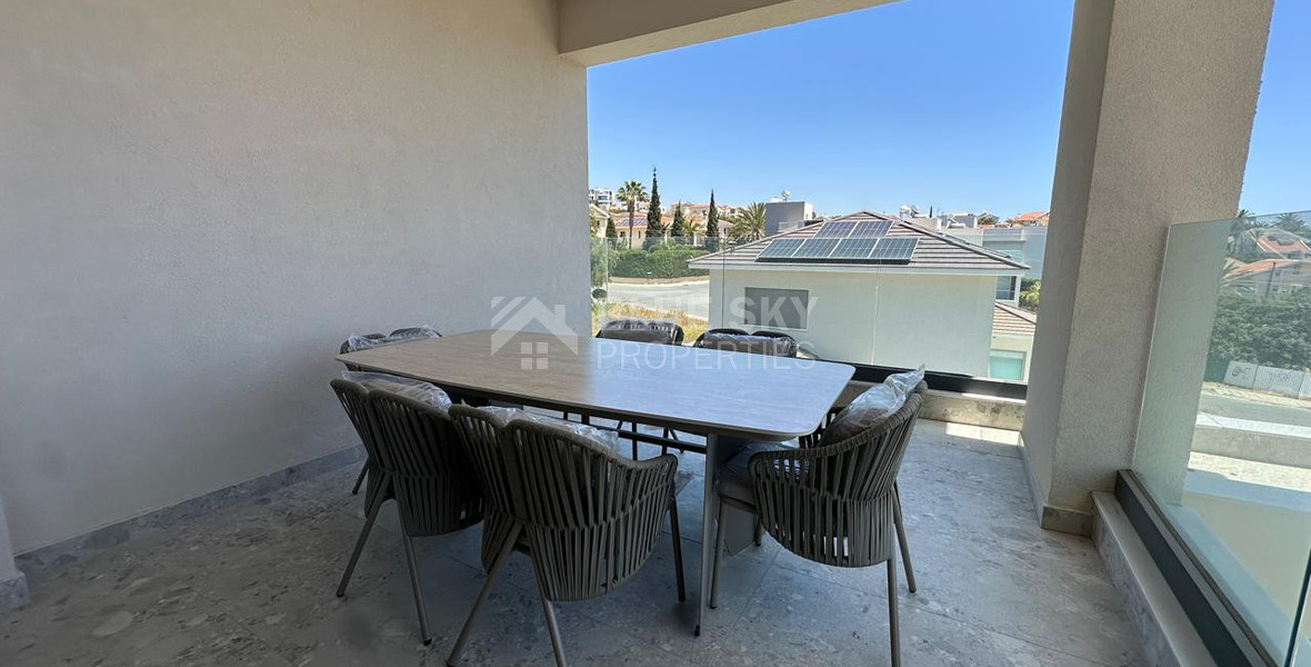 For Rent Brand-New Two-Bedroom Apartment with Panoramic Sea Views – Agios Athanasios