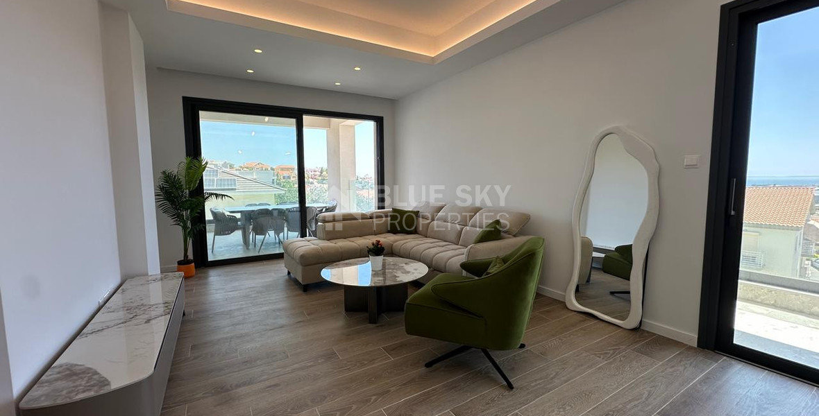 For Rent Brand-New Two-Bedroom Apartment with Panoramic Sea Views – Agios Athanasios