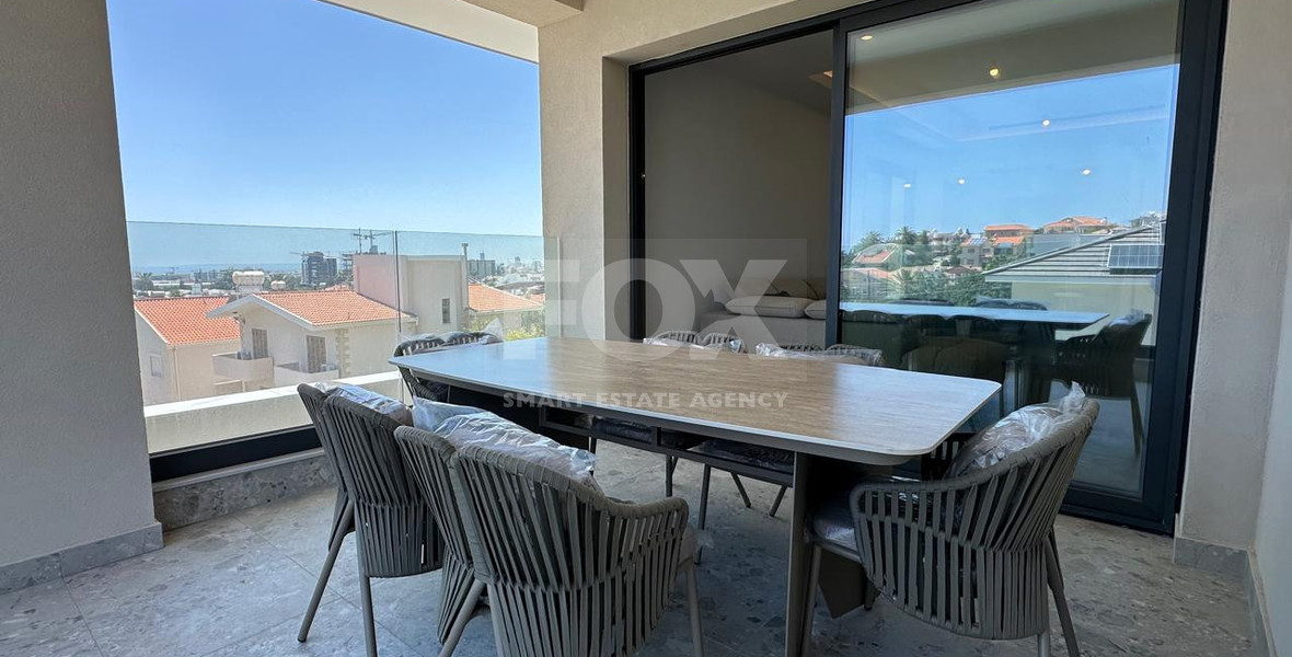 For Rent Brand-New Two-Bedroom Apartment with Panoramic Sea Views – Agios Athanasios