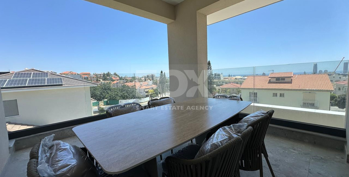 For Rent Brand-New Two-Bedroom Apartment with Panoramic Sea Views – Agios Athanasios