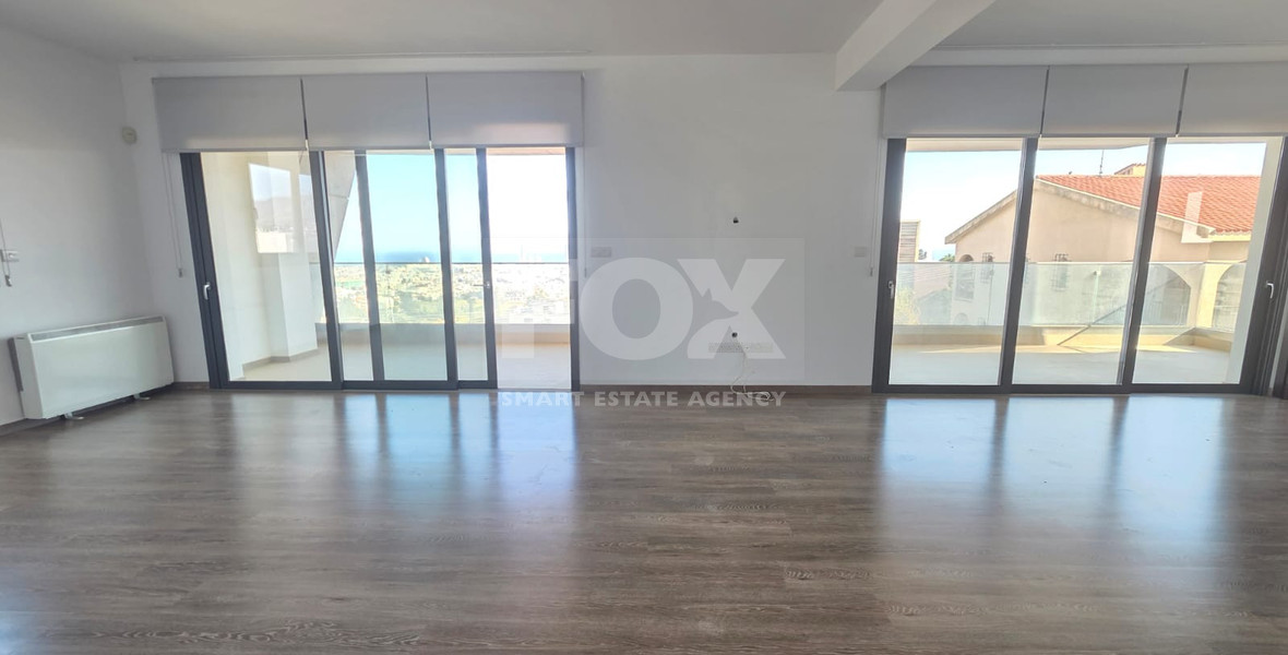 Luxury Three Bedroom Full-Floor Apartment for Rent in Panthea, Limassol with Panoramic Sea Views