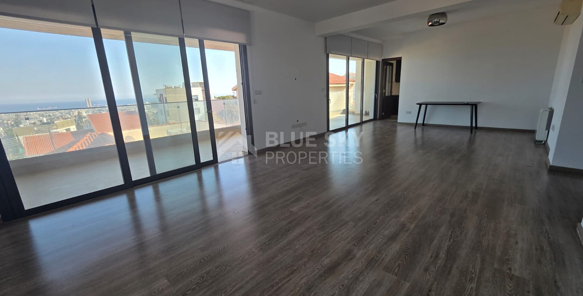 Luxury Three Bedroom Full-Floor Apartment for Rent in Panthea, Limassol with Panoramic Sea Views