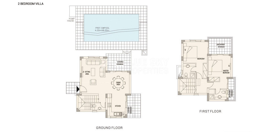 For sale , Modern Villa with bedroom en suite , in Venus Rock Countryside Near Sea and Golf