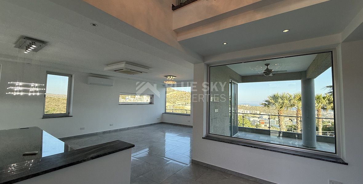 RENT: UNFURNISHED 4 BEDROOM VILLA WITH MAIDS QUARTER AND PANORAMIC SEA VIEWS- SWIMMING POOL- SOLAR PANELS- NEAR SCHOOLS.