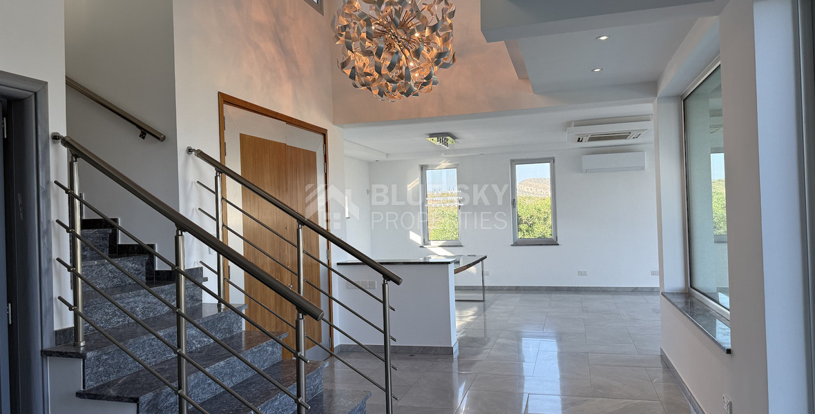 RENT: UNFURNISHED 4 BEDROOM VILLA WITH MAIDS QUARTER AND PANORAMIC SEA VIEWS- SWIMMING POOL- SOLAR PANELS- NEAR SCHOOLS.