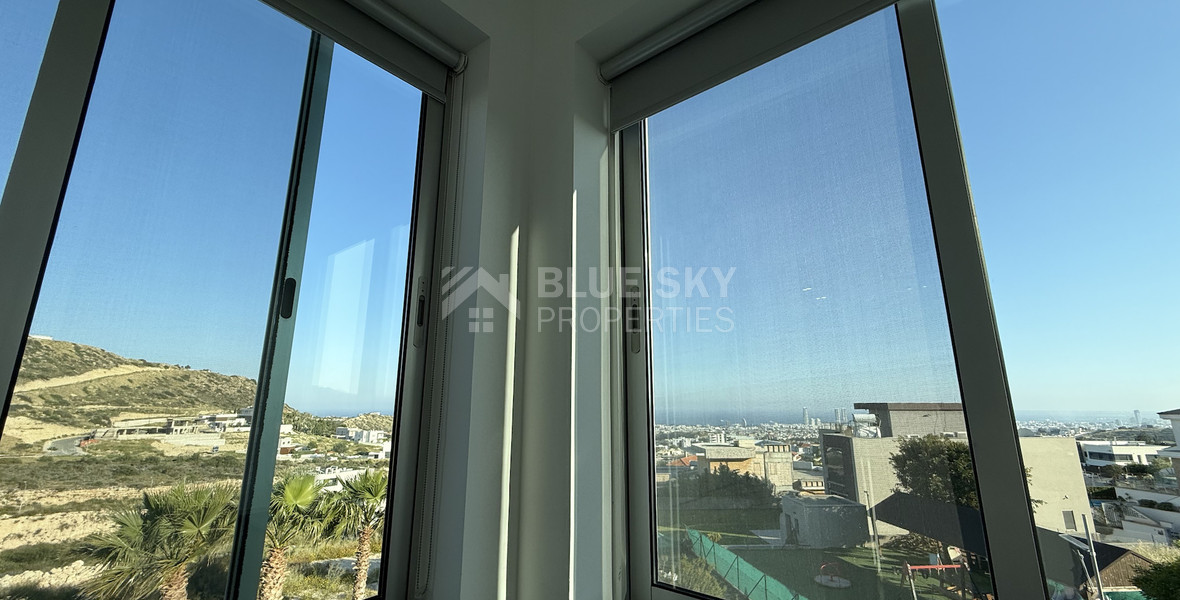 RENT: UNFURNISHED 4 BEDROOM VILLA WITH MAIDS QUARTER AND PANORAMIC SEA VIEWS- SWIMMING POOL- SOLAR PANELS- NEAR SCHOOLS.
