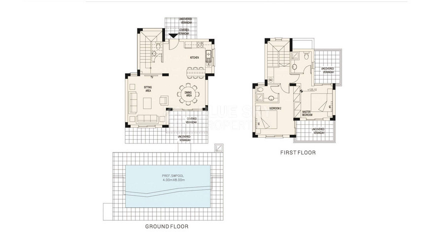Elegant two Bedroom Villa with Private Pool in Secret Valley, Kouklia for sale