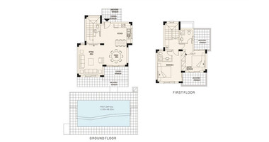 Elegant two Bedroom Villa with Private Pool in Secret Valley, Kouklia for sale