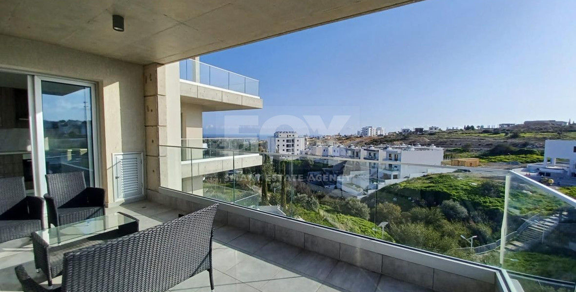 Three Bedroom Furnished Apartment with Stunning Limassol Views – Agios Athanasios