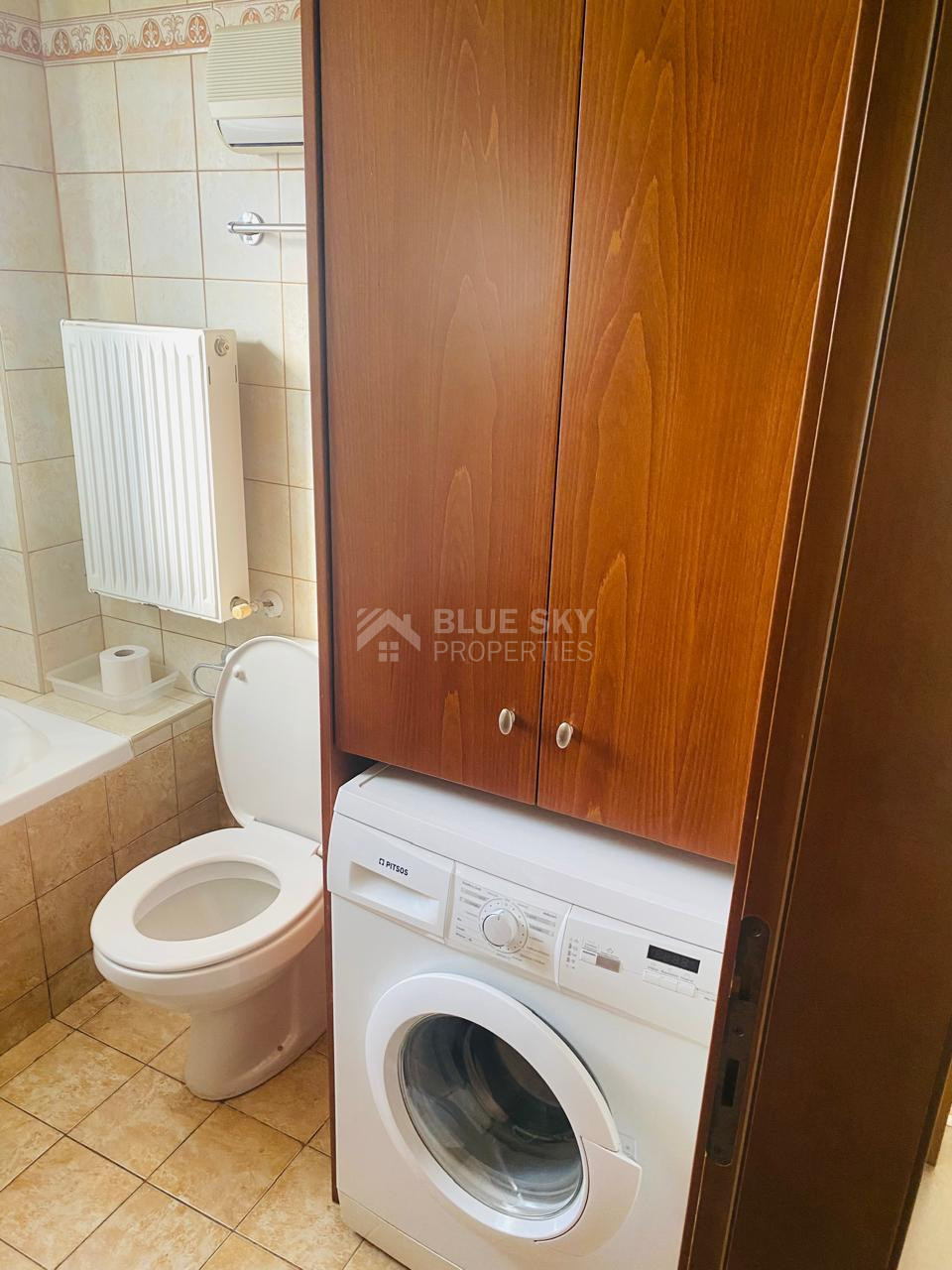 Two-Bedroom Furnished Apartment for Rent in Agios Athanasios with Communal Pool