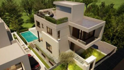 Prime Plot for sale in Agia Paraskevi: with Permits for Luxury Villas