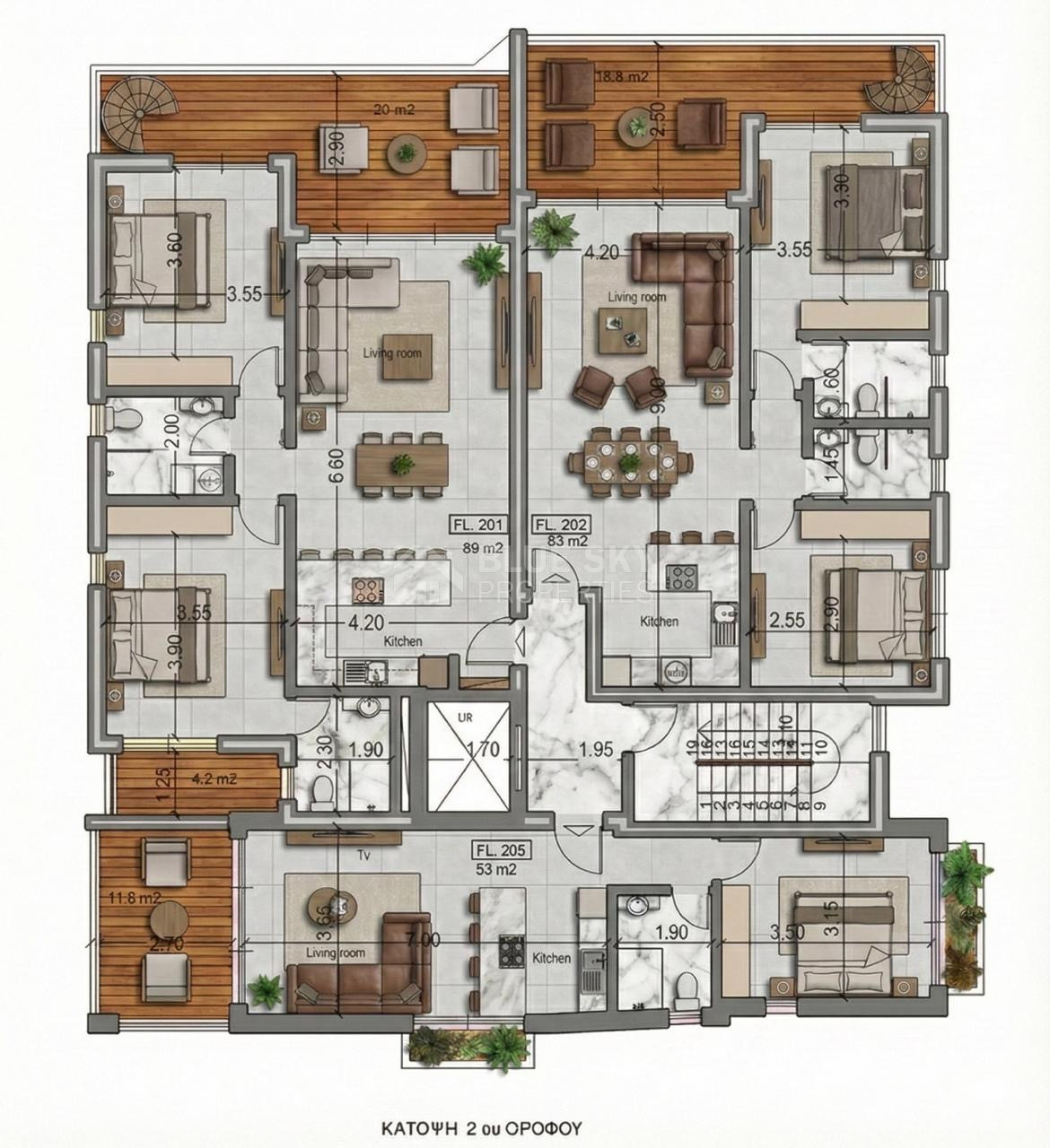 For sale Brand new Two bedroom modern apartment in Geroskipou area