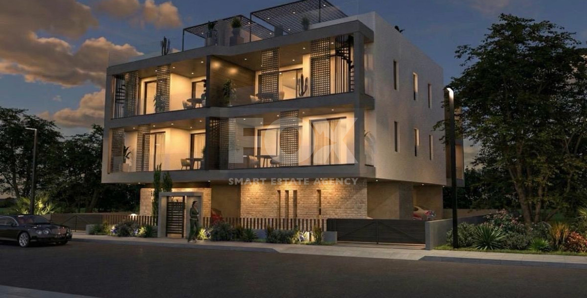 For sale Brand new Top Floor two bedroom apartment with Roof Garden in Geroskipou area