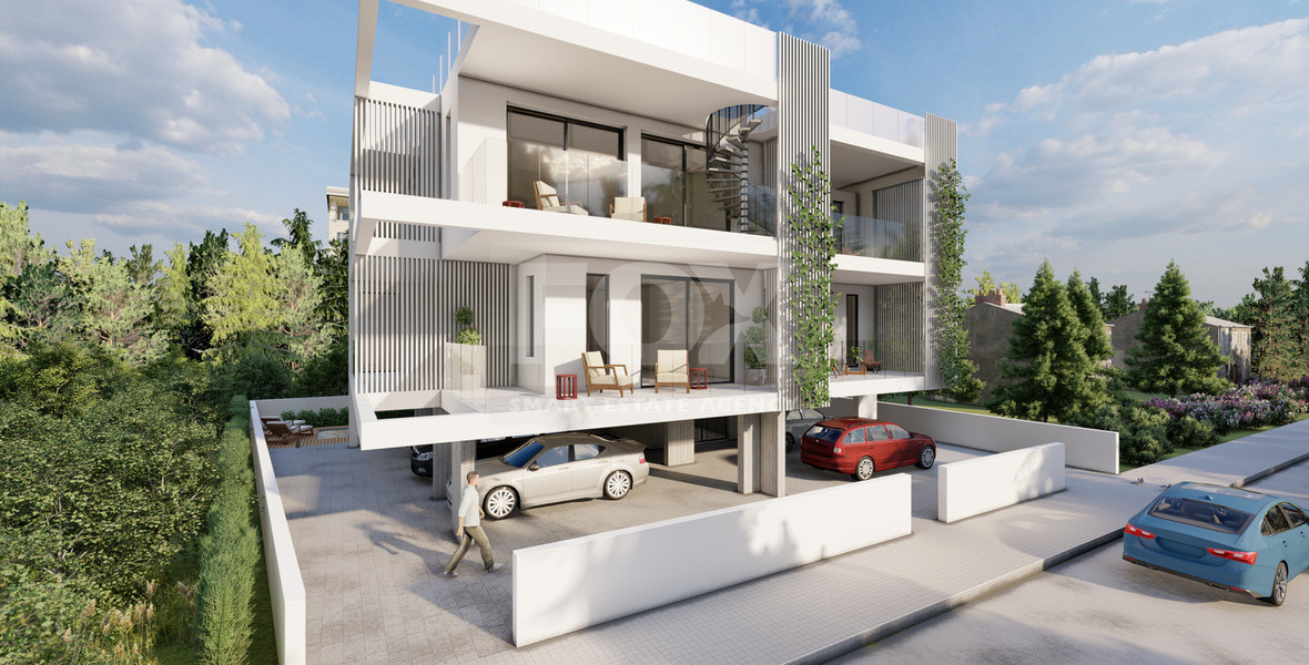Modern one Bedroom Off-Plan Apartment for Sale in Kato Pafos with Pool