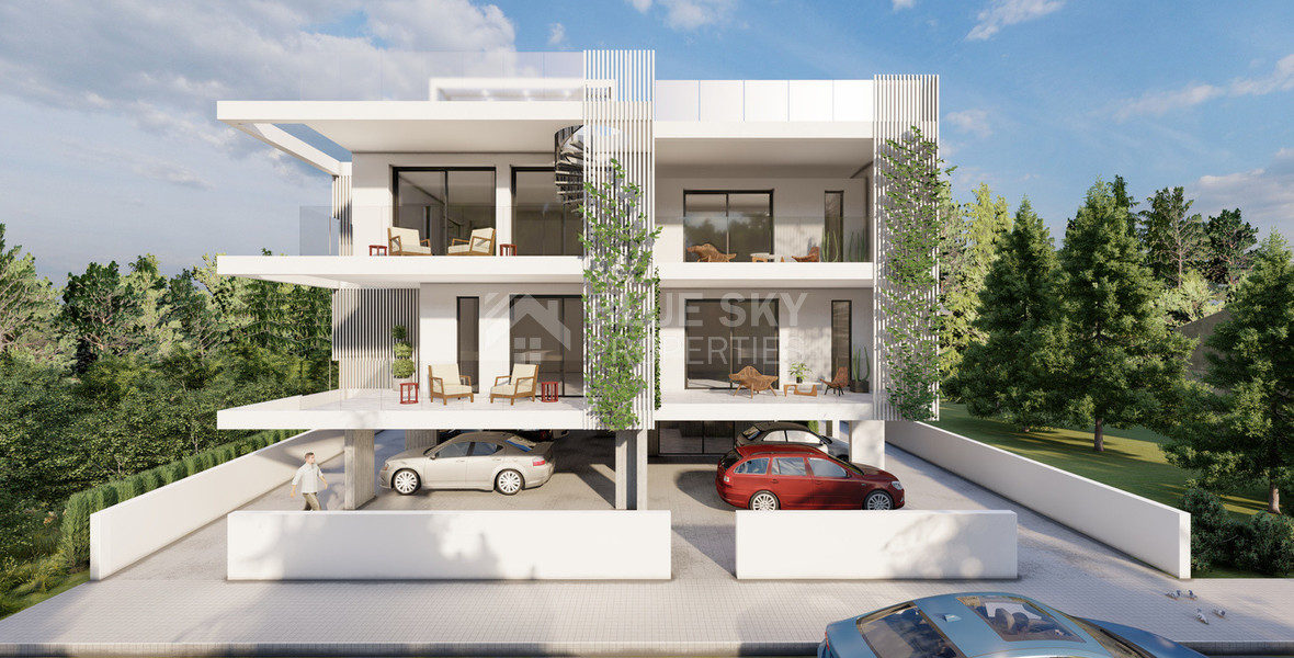 Modern one Bedroom Off-Plan Apartment for Sale in Kato Pafos with Pool