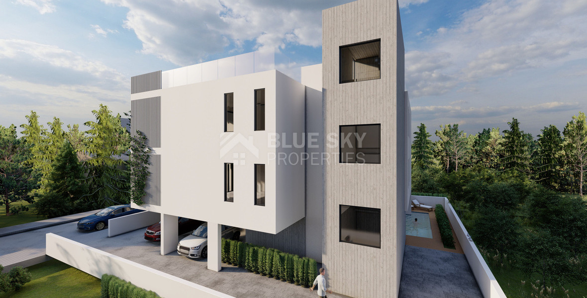 Modern one Bedroom Off-Plan Apartment for Sale in Kato Pafos with Pool