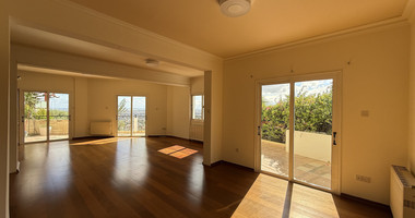 RENT:Deatched 4 bedroom unfurnished house with small garden in Agia Fyla with panoramic sea views,