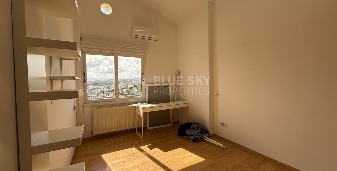 RENT:Deatched 4 bedroom unfurnished house with small garden in Agia Fyla with panoramic sea views,