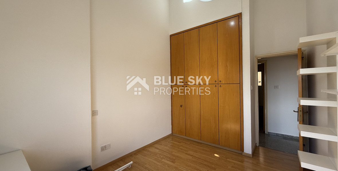 RENT:Deatched 4 bedroom unfurnished house with small garden in Agia Fyla with panoramic sea views,