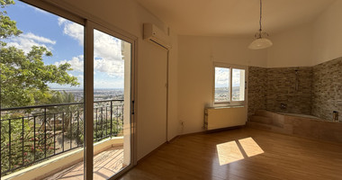 RENT:Deatched 4 bedroom unfurnished house with small garden in Agia Fyla with panoramic sea views,