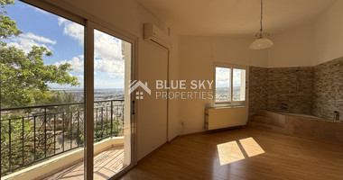 RENT:Deatched 4 bedroom unfurnished house with small garden in Agia Fyla with panoramic sea views,