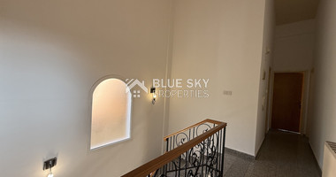 RENT:Deatched 4 bedroom unfurnished house with small garden in Agia Fyla with panoramic sea views,