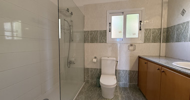 RENT:Deatched 4 bedroom unfurnished house with small garden in Agia Fyla with panoramic sea views,