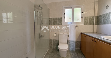 RENT:Deatched 4 bedroom unfurnished house with small garden in Agia Fyla with panoramic sea views,