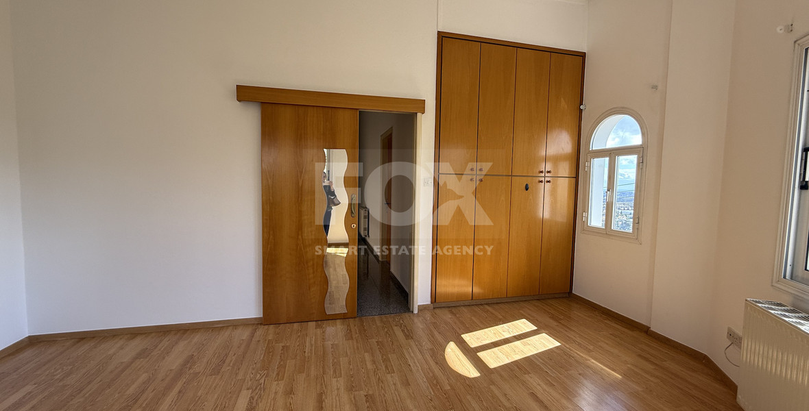 RENT:Deatched 4 bedroom unfurnished house with small garden in Agia Fyla with panoramic sea views,