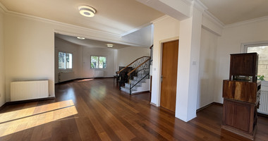 RENT:Deatched 4 bedroom unfurnished house with small garden in Agia Fyla with panoramic sea views,