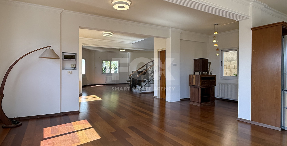 RENT:Deatched 4 bedroom unfurnished house with small garden in Agia Fyla with panoramic sea views,