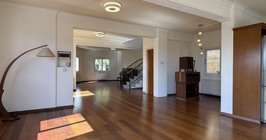 RENT:Deatched 4 bedroom unfurnished house with small garden in Agia Fyla with panoramic sea views,