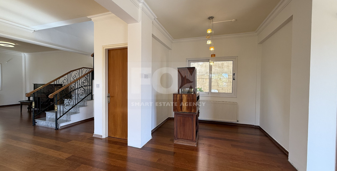 RENT:Deatched 4 bedroom unfurnished house with small garden in Agia Fyla with panoramic sea views,
