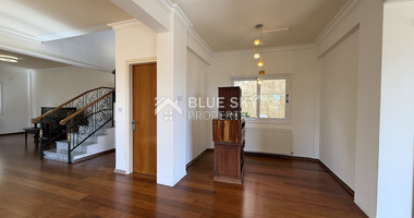 RENT:Deatched 4 bedroom unfurnished house with small garden in Agia Fyla with panoramic sea views,