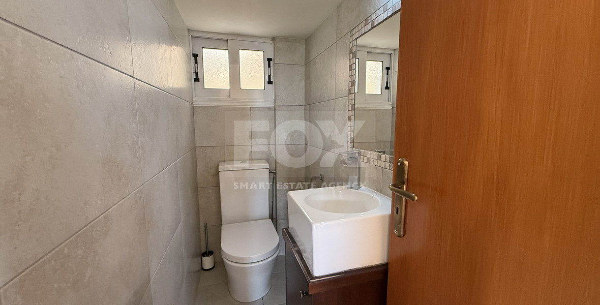 RENT:Deatched 4 bedroom unfurnished house with small garden in Agia Fyla with panoramic sea views,