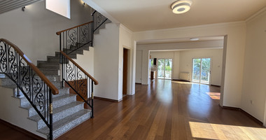 RENT:Deatched 4 bedroom unfurnished house with small garden in Agia Fyla with panoramic sea views,