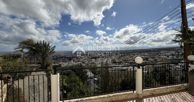 RENT:Deatched 4 bedroom unfurnished house with small garden in Agia Fyla with panoramic sea views,