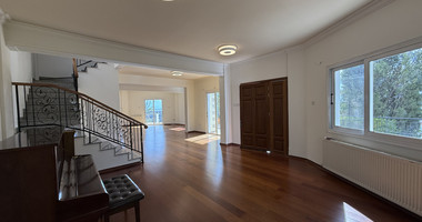 RENT:Deatched 4 bedroom unfurnished house with small garden in Agia Fyla with panoramic sea views,
