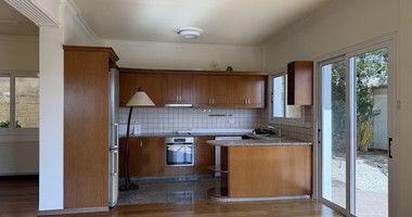 RENT:Deatched 4 bedroom unfurnished house with small garden in Agia Fyla with panoramic sea views,