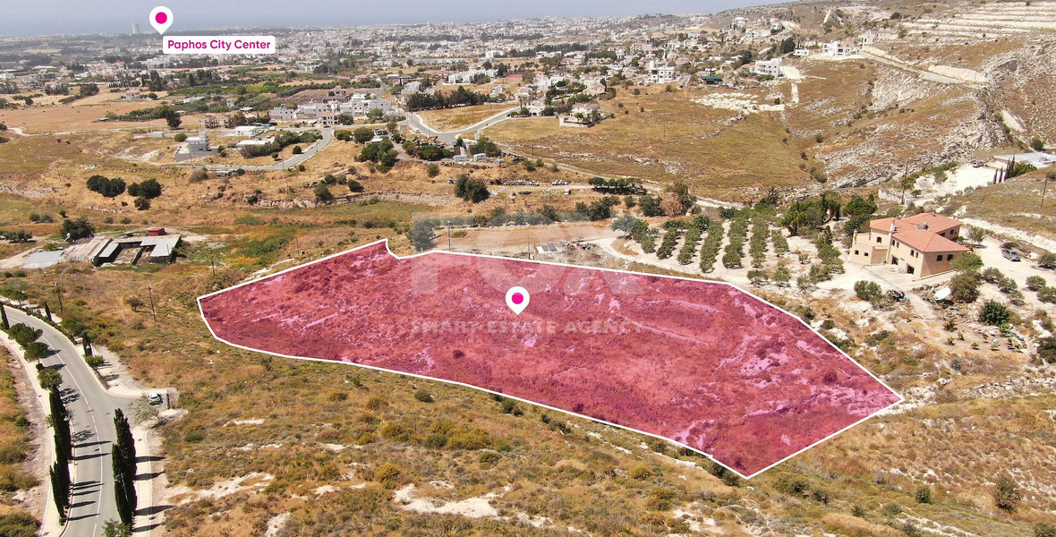 Residential and agricultural field in Agia Marinouda, Paphos for sale