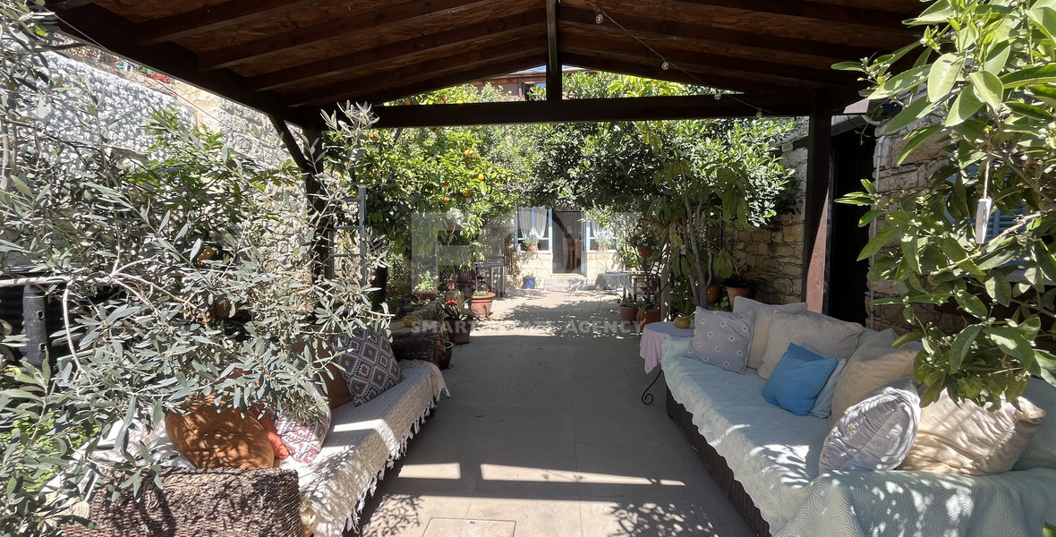 For Sale One-of-a-Kind 5-Bedroom Historic Stone House in the heart of Germasogeia