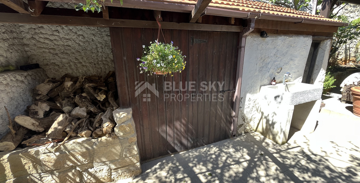 For Sale One-of-a-Kind 5-Bedroom Historic Stone House in the heart of Germasogeia