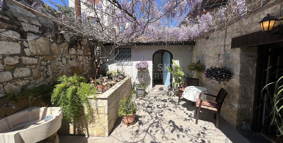 For Sale One-of-a-Kind 5-Bedroom Historic Stone House in the heart of Germasogeia
