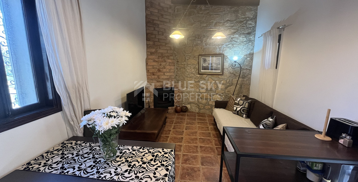 For Sale One-of-a-Kind 5-Bedroom Historic Stone House in the heart of Germasogeia